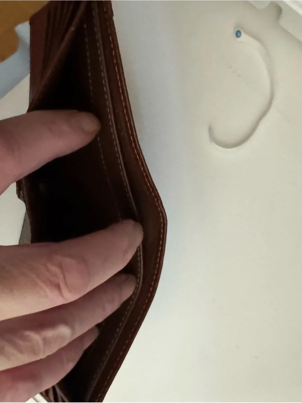 Ghurka International Wallet No. 105- Vintage Chestnut Leather